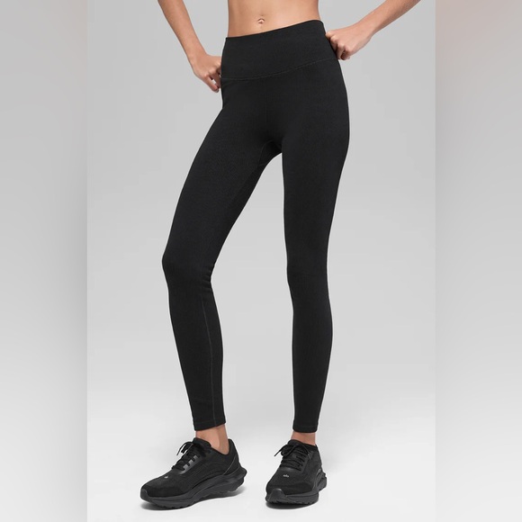 ALO Yoga Pants - ALO Yoga Seamless High-Waist Ribbed Legging